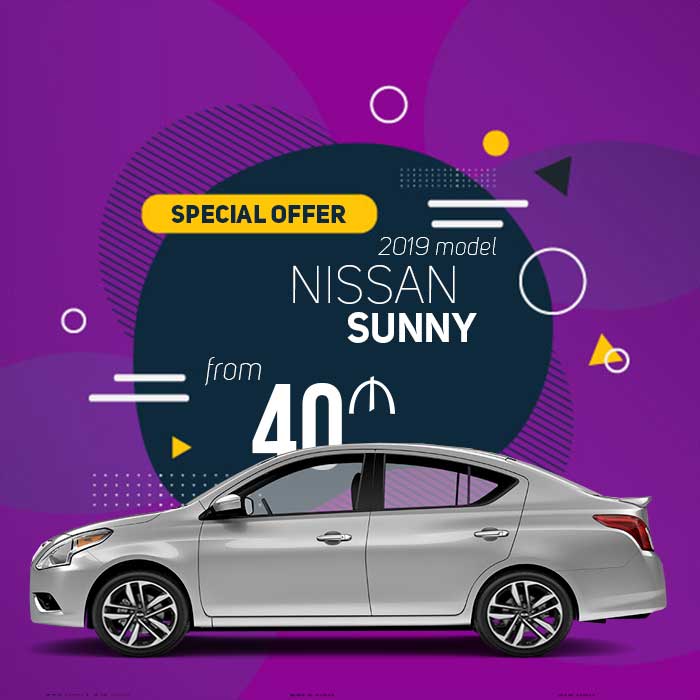 Nissan Sunny (2019) Rent A Car Baku - аренда авто в Баку - Arenda Masinlar
