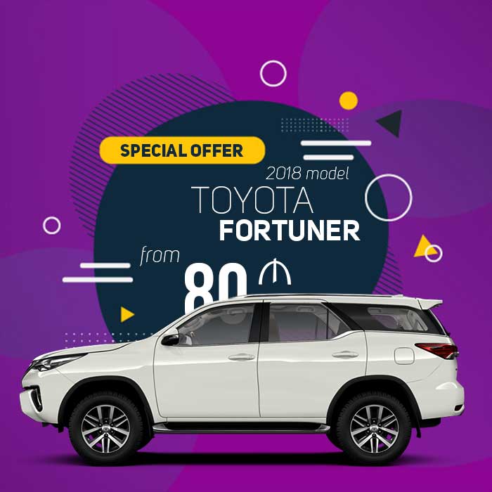 Toyota Fortuner (2018) Rent A Car Baku - аренда авто в Баку - Arenda Masinlar