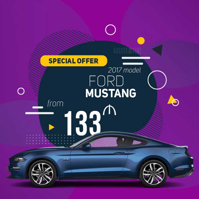 Ford Mustang (2017) - weekly promotion from Rent a car Baku | 20.02.2021