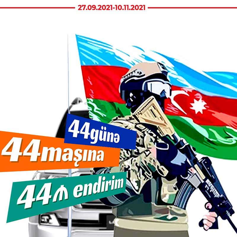 44 Günlük Möhtəşəm Kampaniya! / Great Promotion For 44 Days! / Грандиозная акция 44 дня!